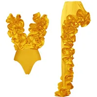 Women's Solid Color One Piece Swimwear main image 5