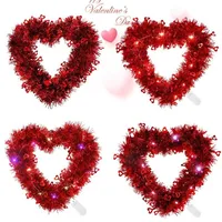 Valentine'S Day Simple Style Heart Shape PET Holiday Party Hanging Ornaments Decorations Hanging Ornaments 1 Piece main image 2