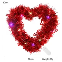 Valentine'S Day Simple Style Heart Shape PET Holiday Party Hanging Ornaments Decorations Hanging Ornaments 1 Piece sku image 1