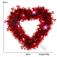 Valentine'S Day Simple Style Heart Shape PET Holiday Party Hanging Ornaments Decorations Hanging Ornaments 1 Piece sku image 6