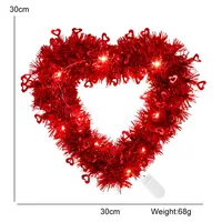 Valentine'S Day Simple Style Heart Shape PET Holiday Party Hanging Ornaments Decorations Hanging Ornaments 1 Piece sku image 7