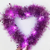 Valentine'S Day Simple Style Heart Shape PET Holiday Party Hanging Ornaments Decorations Hanging Ornaments 1 Piece sku image 9