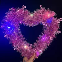Valentine'S Day Simple Style Heart Shape PET Holiday Party Hanging Ornaments Decorations Hanging Ornaments 1 Piece sku image 8