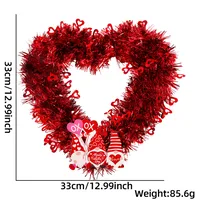Valentine'S Day Simple Style Heart Shape PET Holiday Party Hanging Ornaments Decorations Hanging Ornaments 1 Piece sku image 14