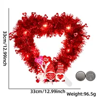 Valentine'S Day Simple Style Heart Shape PET Holiday Party Hanging Ornaments Decorations Hanging Ornaments 1 Piece sku image 17