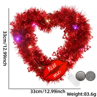 Valentine'S Day Simple Style Heart Shape PET Holiday Party Hanging Ornaments Decorations Hanging Ornaments 1 Piece sku image 16