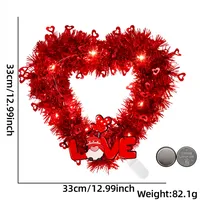 Valentine'S Day Simple Style Heart Shape PET Holiday Party Hanging Ornaments Decorations Hanging Ornaments 1 Piece sku image 18