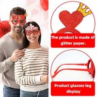 Valentine'S Day Cute Heart Shape Plastic Party Party Glasses Party Accessories 1 Piece main image 5