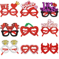 Valentine'S Day Cute Heart Shape Plastic Party Party Glasses Party Accessories 1 Piece main image 4