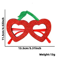 Valentine'S Day Cute Heart Shape Plastic Party Party Glasses Party Accessories 1 Piece sku image 4