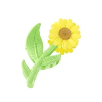 Women's Pastoral Sunflower Plastic Hair Claws sku image 1
