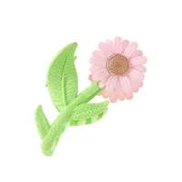 Women's Pastoral Sunflower Plastic Hair Claws sku image 2