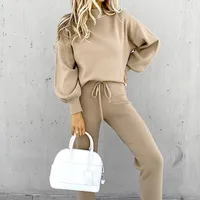 Holiday Daily Selfie Women's Temperament Commuter Urban Style Solid Color Polyester Sweatshirt Sets Shorts Sets main image 4