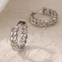 1 Pair Simple Style Geometric Heart Shape 304 Stainless Steel Earrings sku image 3