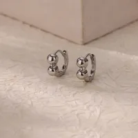 1 Pair Simple Style Geometric Heart Shape 304 Stainless Steel Earrings sku image 5