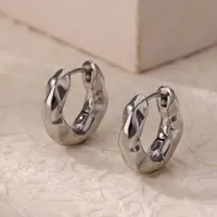 1 Pair Simple Style Geometric Heart Shape 304 Stainless Steel Earrings sku image 8