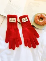 Christmas New Year Series Scarf  New Fashion Warm Knitted Scarf Autumn And Winter Student Couple Gift Shawl sku image 5