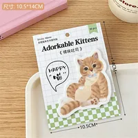 Tengyi Original Cute Sticky Note Girly Heart Office Memo Message-Leaving Sticky Note Learning Notebook Stickers New sku image 7
