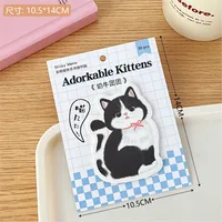 Tengyi Original Cute Sticky Note Girly Heart Office Memo Message-Leaving Sticky Note Learning Notebook Stickers New sku image 9