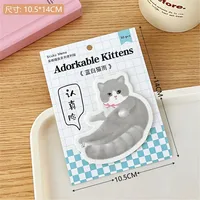 Tengyi Original Cute Sticky Note Girly Heart Office Memo Message-Leaving Sticky Note Learning Notebook Stickers New sku image 11