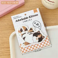 Tengyi Original Cute Sticky Note Girly Heart Office Memo Message-Leaving Sticky Note Learning Notebook Stickers New sku image 12