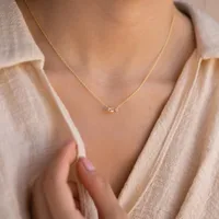 Vintage Style Simple Style Rectangle 304 Stainless Steel Inlay Birthstone 18K Gold Plated Women's Bracelets Necklace main image 6