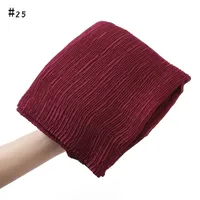 Women's Casual Simple Style Solid Color Cotton And Linen Scarf sku image 25