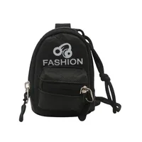 Unisex Mini Pu Leather Letter Cute Streetwear Square Zipper Coin Purse sku image 3