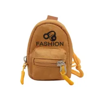 Unisex Mini Pu Leather Letter Cute Streetwear Square Zipper Coin Purse main image 2