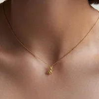 Vintage Style Classic Style Animal Constellation Lion 304 Stainless Steel Asymmetrical Polishing Plating 18K Gold Plated Unisex Pendant Necklace sku image 12