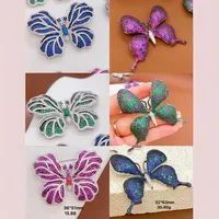 Casual Elegant Lady Butterfly Copper Plating Butterfly Unisex Brooches main image 2