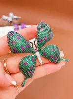 Casual Elegant Lady Butterfly Copper Plating Butterfly Unisex Brooches sku image 6