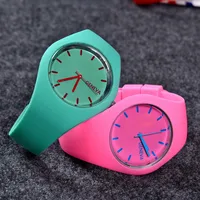Casual Solid Color Buckle Quartz main image 3