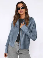 Explosions Sweater Zipper Button Long Sleeve Loose Casual Top Autumn And Winter Fashion Brand All-match Hoodie sku image 21