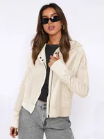 Explosions Sweater Zipper Button Long Sleeve Loose Casual Top Autumn And Winter Fashion Brand All-match Hoodie sku image 12