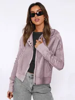 Explosions Sweater Zipper Button Long Sleeve Loose Casual Top Autumn And Winter Fashion Brand All-match Hoodie sku image 5