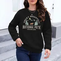 Women's Hoodie Long Sleeve Hoodies & Sweatshirts Casual Letter Tree main image 2