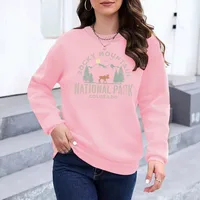 Women's Hoodie Long Sleeve Hoodies & Sweatshirts Casual Letter Tree main image 3