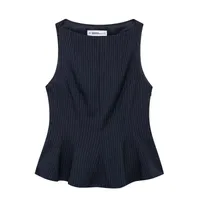 Women's Vest Tank Tops Elegant Stripe main image 2