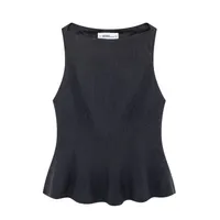Women's Vest Tank Tops Elegant Stripe main image 4