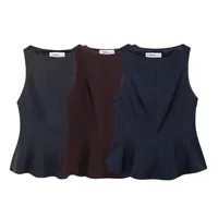 Women's Vest Tank Tops Elegant Stripe main image 5