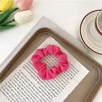 Unisex Casual Elegant Lady Solid Color Polyester Hair Tie sku image 5
