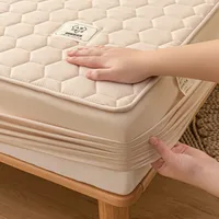 Class A Cotton Waterproof Bed Cover Single Mattress Protective Cover Summer Simmons Bedspread Diaphragm Pad Cotton Non-slip Bedspread- sku image 144