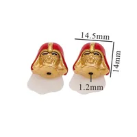 Cartoon Style Cute Fruit Heart Shape 304 Stainless Steel Plating DIY Jewelry Accessories sku image 8