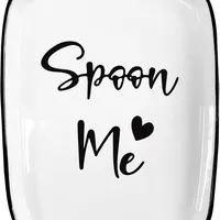 Casual Letter Ceramics Soup Spoon Holder 1 Piece sku image 1