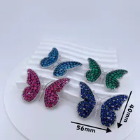 Elegant Glam Butterfly Copper Plating Zircon Unisex Brooches main image 2