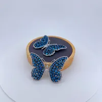 Elegant Glam Butterfly Copper Plating Zircon Unisex Brooches sku image 4