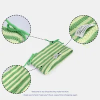 Women's Cartoon Style Simple Style Stripe Knitting Eaveless Wool Cap main image 4