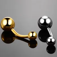 Simple Style Classic Style Round Rhinestone Pure Titanium Titanium Alloy Rhinestones 14K Gold Plated White Gold Plated Unisex Belly Ring main image 5