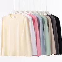 Men's T-shirt Long Sleeve Basic Solid Color main image 3
